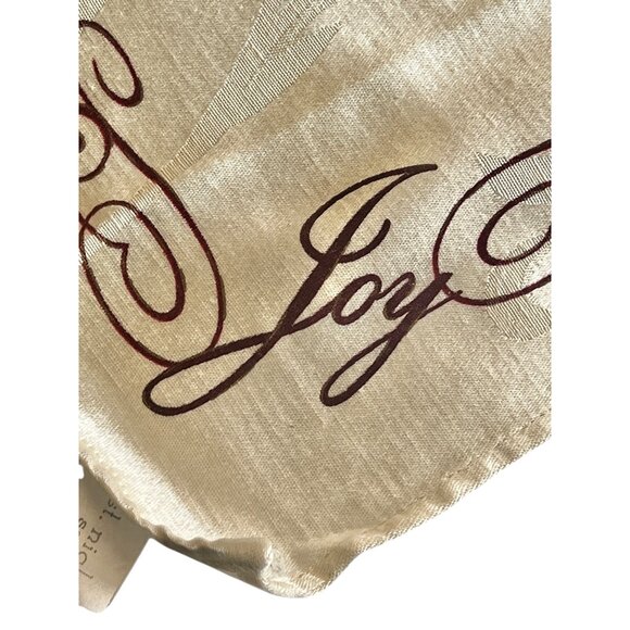 St. Nicholaus Square Christmas Tablecloth & 8 Napkins Set Cardinals Script Cream - Picture 3 of 16